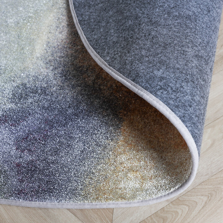 Rond design vloerkleed - Lunara Paars