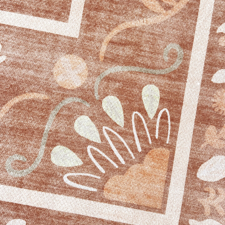 Buitenvloerkleed - Maui Border Terracotta