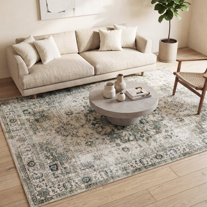 Vintage vloerkleed - Lago Grijs