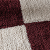 Checkerboard vloerkleed - Blox Fringe Rood - thumbnail 3