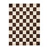 Checkerboard vloerkleed - Blox Bruin - thumbnail 1
