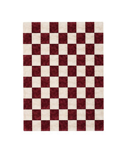 Checkerboard vloerkleed - Blox Rood