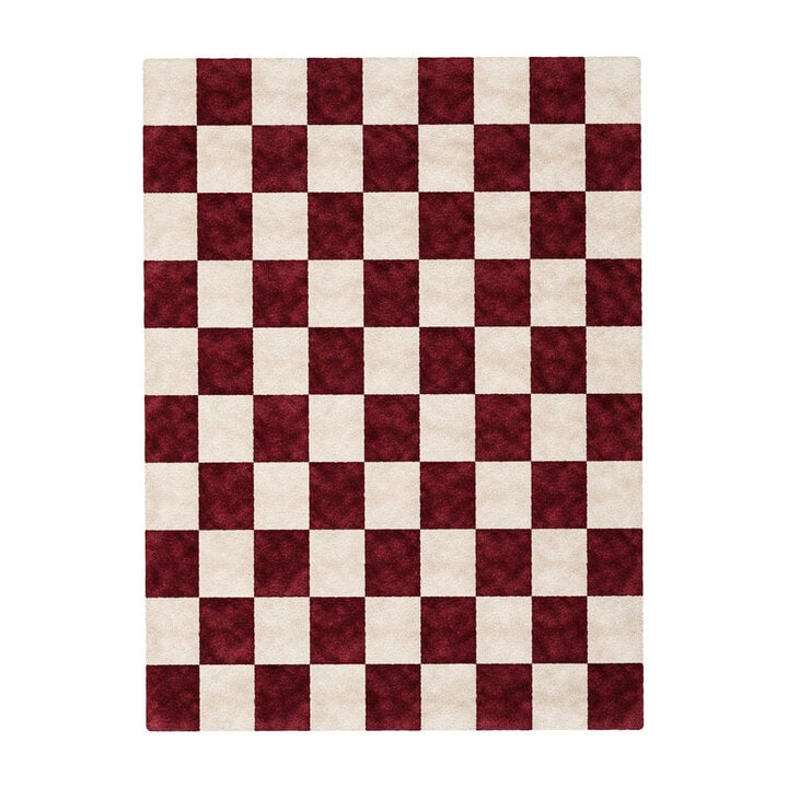 Checkerboard vloerkleed - Blox Rood