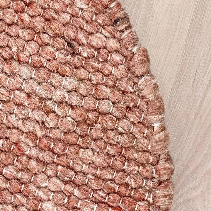 Wollen organisch vloerkleed - Feline Terracotta 