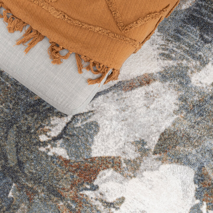 Rond wasbaar vloerkleed - Misha Flow Multicolor