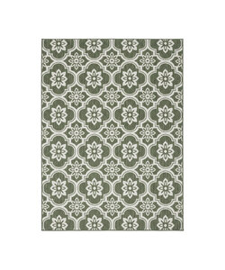 Buitenkleed - Rio Flower Groen 