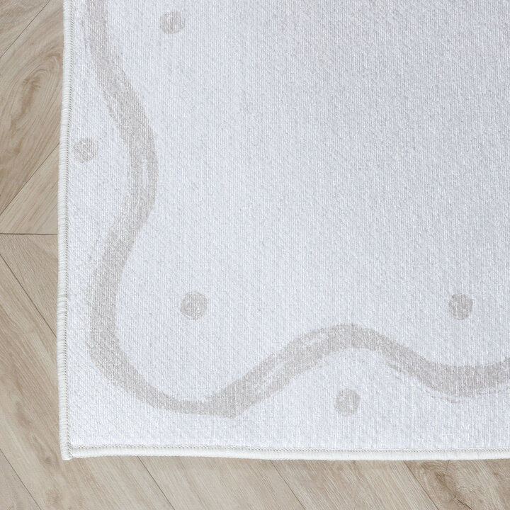 Wasbaar kindervloerkleed - Mick Sinaasappel Oranje