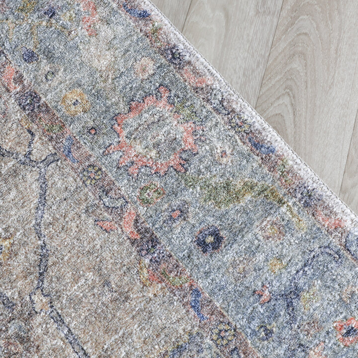 Vintage vloerkleed - Matteo Oriental Blauw/Beige