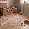 Wasbaar kindervloerkleed - Raf Croco Bruin  - thumbnail