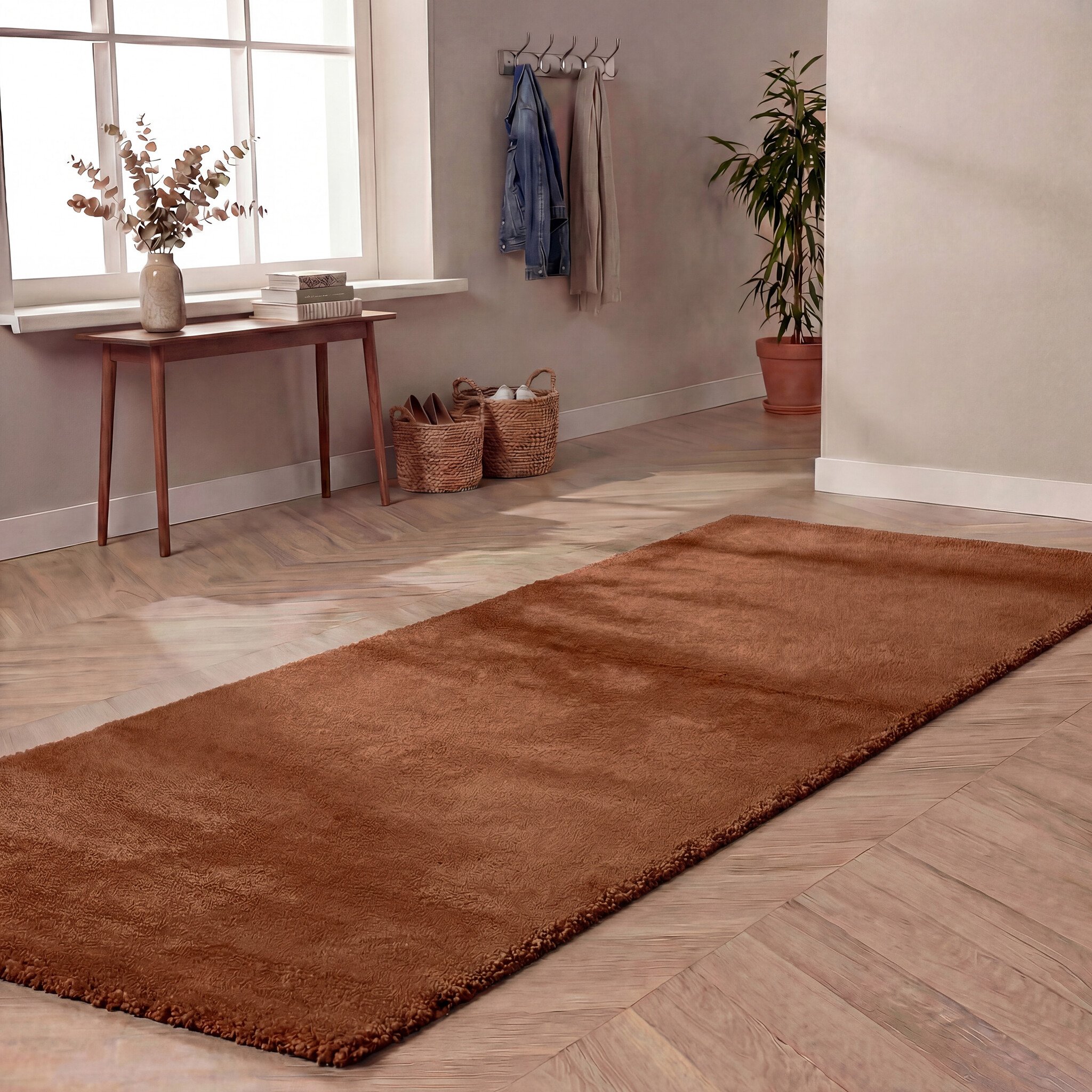 Wasbare loper - Clean Roest