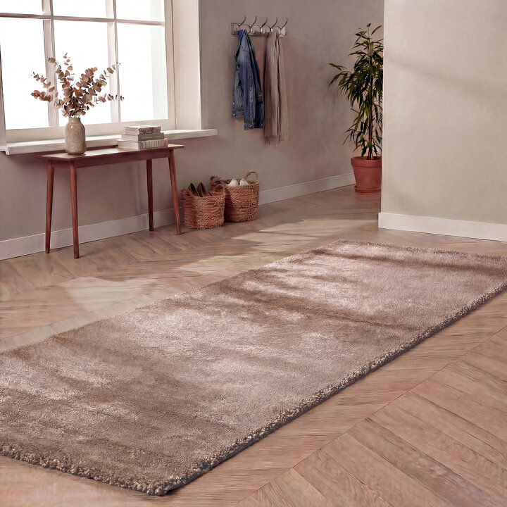 Wasbare loper - Clean Bruin