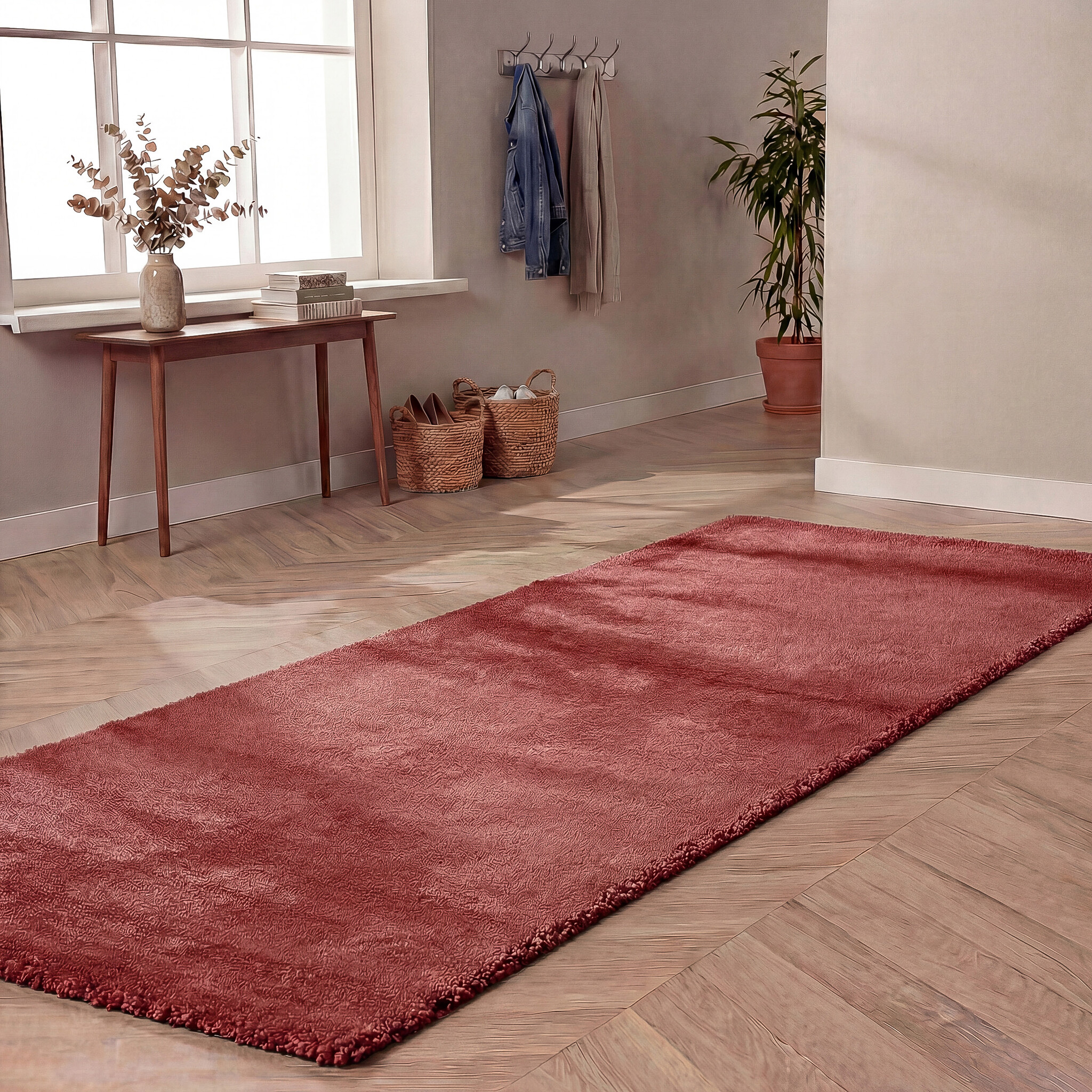 Wasbare loper - Clean Roze