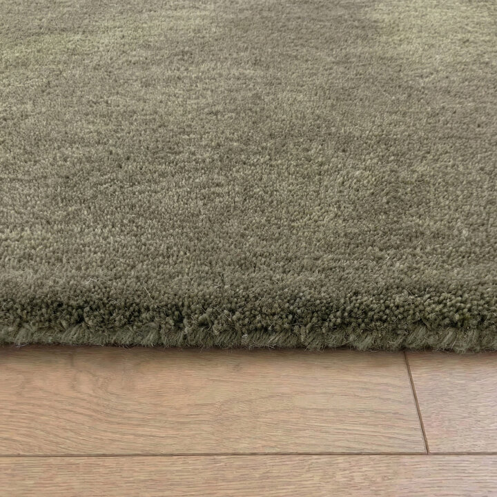 Wollen vloerkleed - Leone Groen