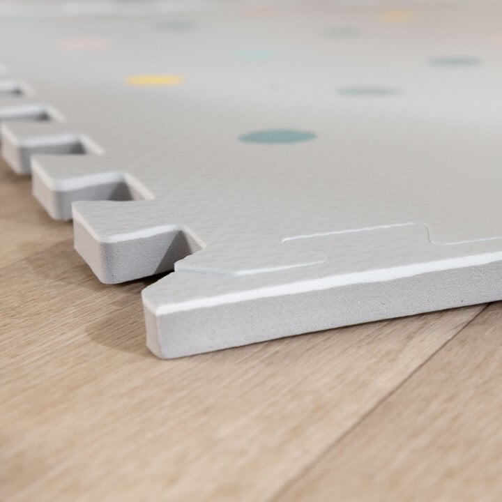 Foam Puzzelmat - Alfie XL Dots Lichtgrijs 