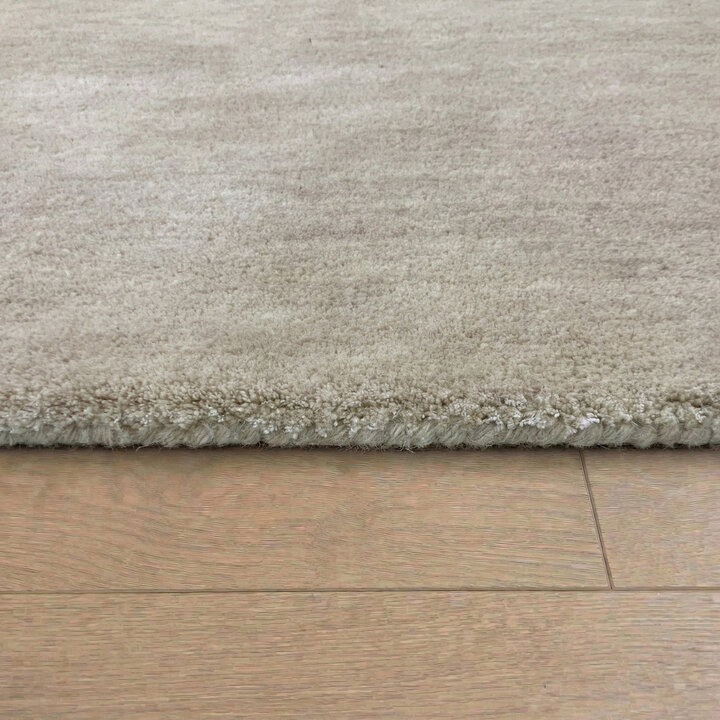 Rond wollen vloerkleed - Leone Wit