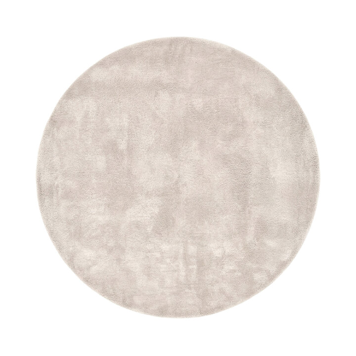 Rond wollen vloerkleed - Leone Wit