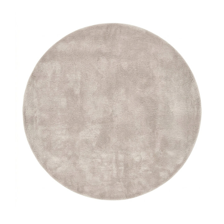 Rond wollen vloerkleed - Leone Grijs