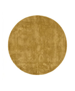 Rond wollen vloerkleed - Leone Goud