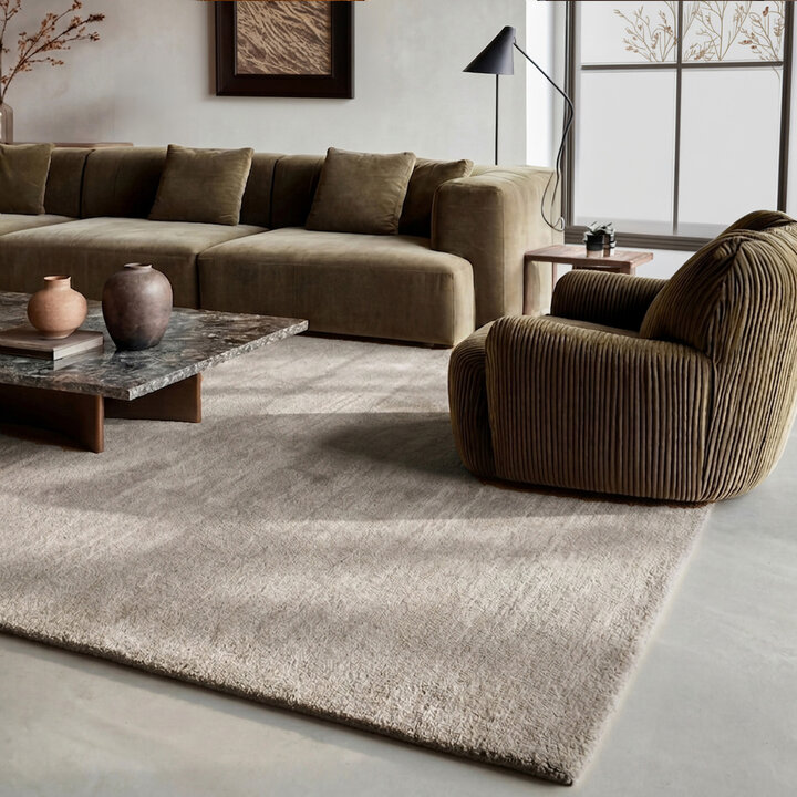 Wollen vloerkleed - Leone Grijs