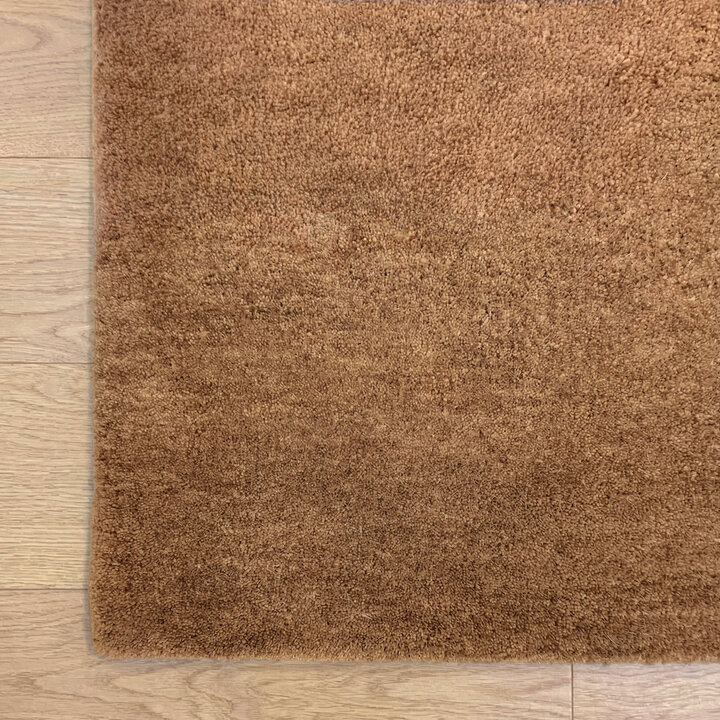 Wollen vloerkleed - Leone Bruin