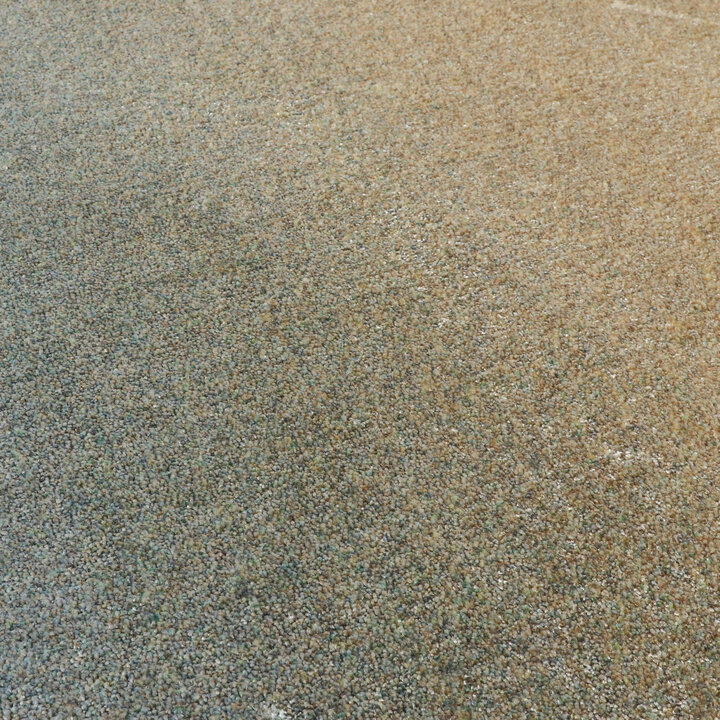 Abstract vloerkleed - Mellow Blauw/Geel