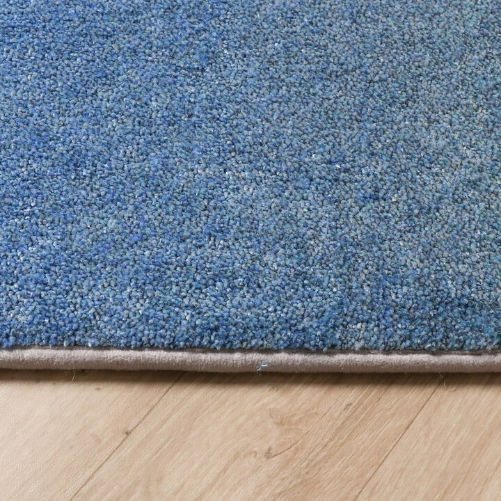 Abstract vloerkleed - Mellow Blauw/Geel