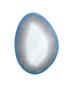 Organisch vloerkleed - Mellow Blauw