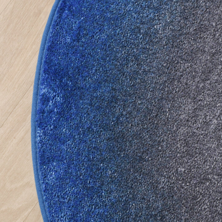 Organisch vloerkleed - Mellow Blauw