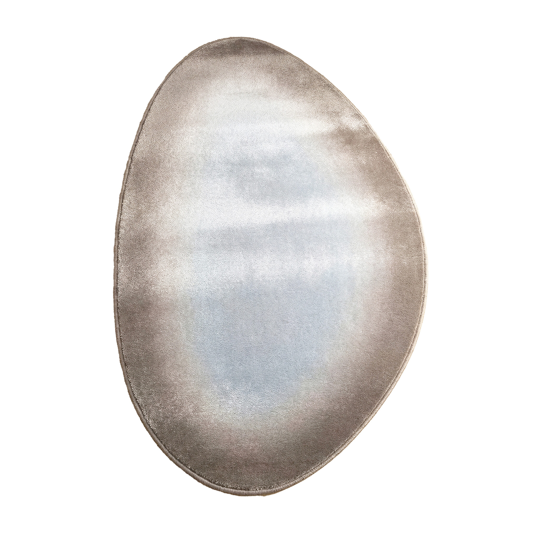 Organisch vloerkleed - Mellow Blauw/Taupe - sfeer