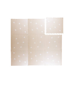 Foam puzzelmat - Alfie XL Stars Grijs/Beige 