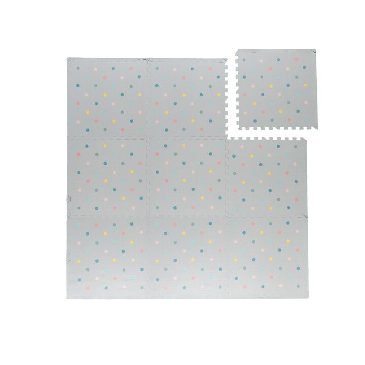 Foam Puzzelmat - Alfie XL Dots Lichtgrijs 