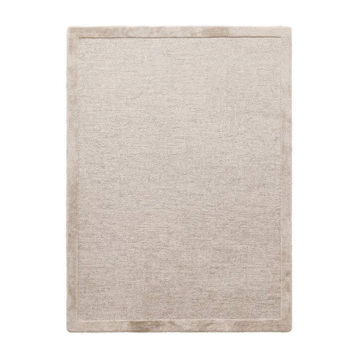 Laagpolig vloerkleed - Elena Border Beige