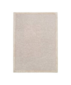 Laagpolig vloerkleed - Elena Border Taupe