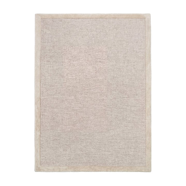 Laagpolig vloerkleed - Elena Border Taupe