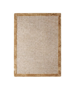 Laagpolig vloerkleed - Elena Border Bruin