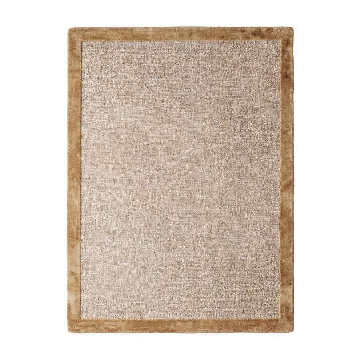 Laagpolig vloerkleed - Elena Border Bruin