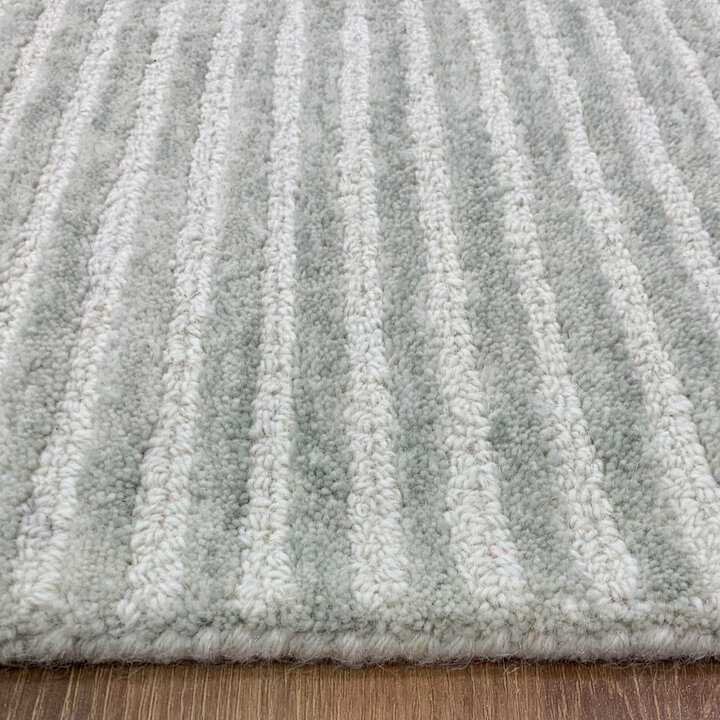 Laagpolig vloerkleed - Juliette Stripes Groen