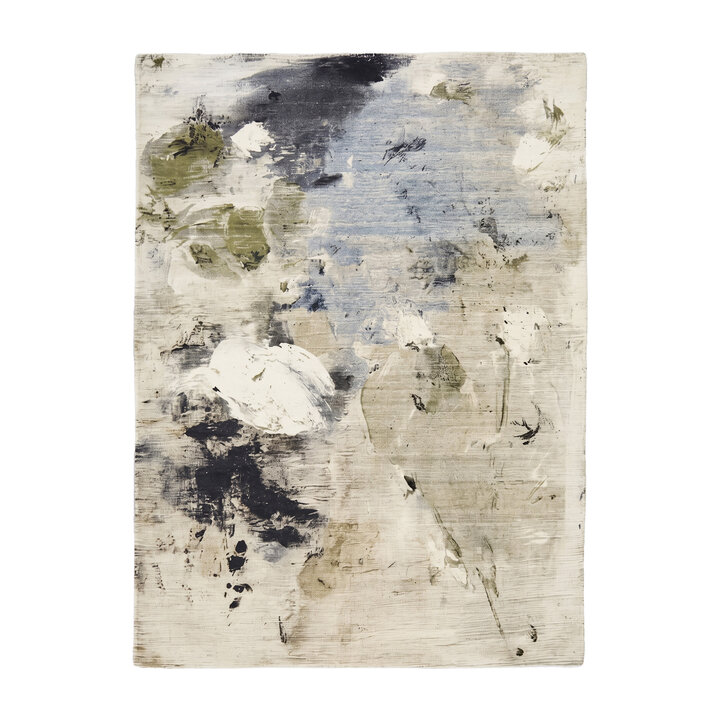 Abstract vloerkleed - Amelie Donkerblauw