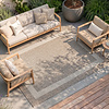 In- & Outdoor vloerkleed - Sierra Border Beige/Creme - thumbnail