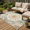 Vintage buitenkleed - Santo Mandala Olijfgroen - thumbnail