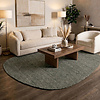 Berber vloerkleed - Aicha Pebble Donkergroen - thumbnail