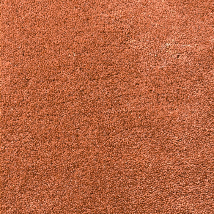Rond vloerkleed - Isara Border Terracotta