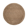 Rond vloerkleed - Isara Border Bruin - thumbnail 1