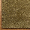 Wollen vloerkleed - Isara Border Olijfgroen - thumbnail 3