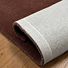 Wollen vloerkleed - Isara Border Donkerbruin - thumbnail 5