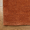 Wollen vloerkleed - Isara Border Terracotta - thumbnail 3
