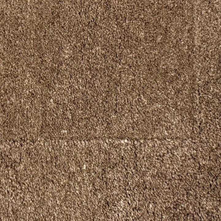Wollen vloerkleed - Isara Border Bruin