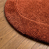 Organisch vloerkleed - Isara Border Terracotta - thumbnail 3