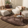Ovaal Shaggy vloerkleed - Blaze Taupe - thumbnail