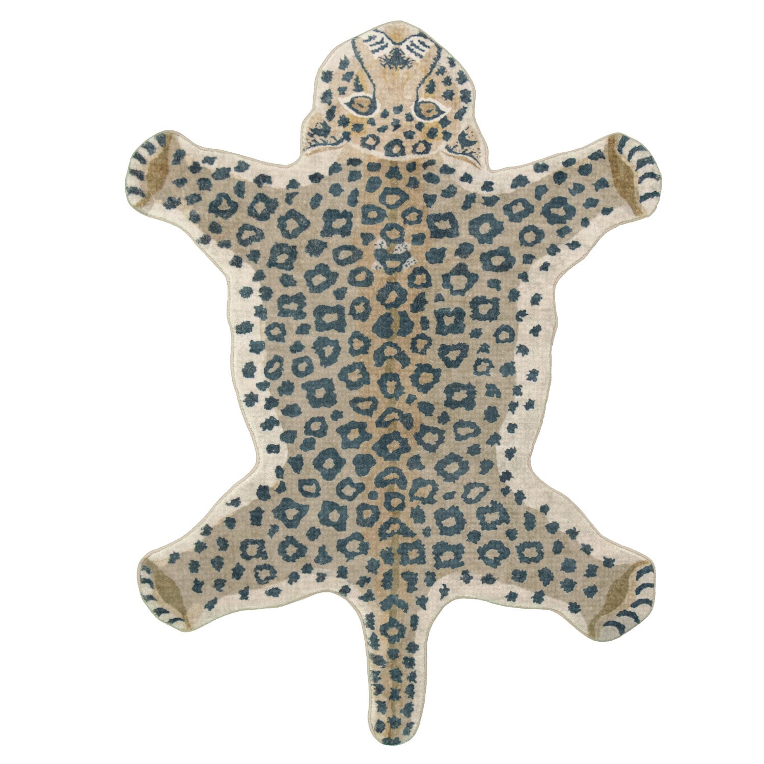 Wasbaar kindervloerkleed - Wild Panter Naturel - sfeer